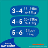 Pampers (Versiunea Veche), Șorturi de baie de unică folosință Splashers - Mărimea 5/6 (14kg+) - Cutie cu 8 pachete a câte 10