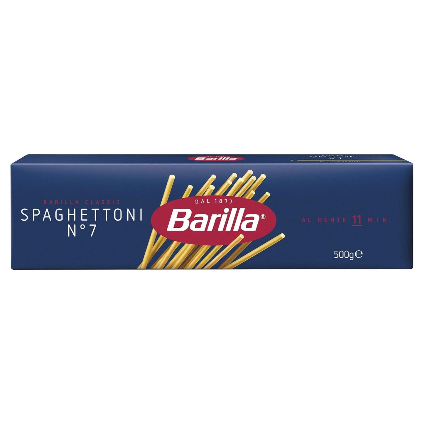 Paste Barilla Classic Spaghetti No. 7 din grâu dur, întotdeauna al dente (1 x 500 g)