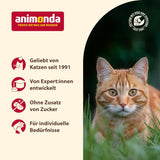 animonda Carny Adult Savory Variety (12 x 400 g), hrană umedă pentru pisici adulte, hrană umedă cu ingrediente 100% proaspete, din carne, fără cereale și fără zahăr