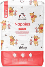 Scutece Mama Bear Disney Ultra Dry mărimea 4 (8-14 kg), alb, 84 bucăți (1 pachet) Naty Shop Mărimea 2 (3-6 kg) Pachet individual