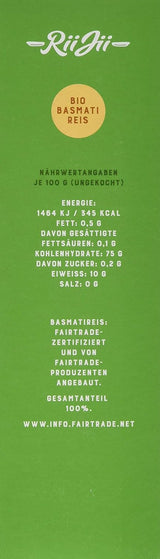 Orez Basmati organic Taraori alb, FairTrade Naturland, 500 g
