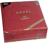 Papstar, 50 de șervețele "ROYAL Collection" 1/4 fold 40 Cm X 40 Cm Bordeaux "Casali", #84880