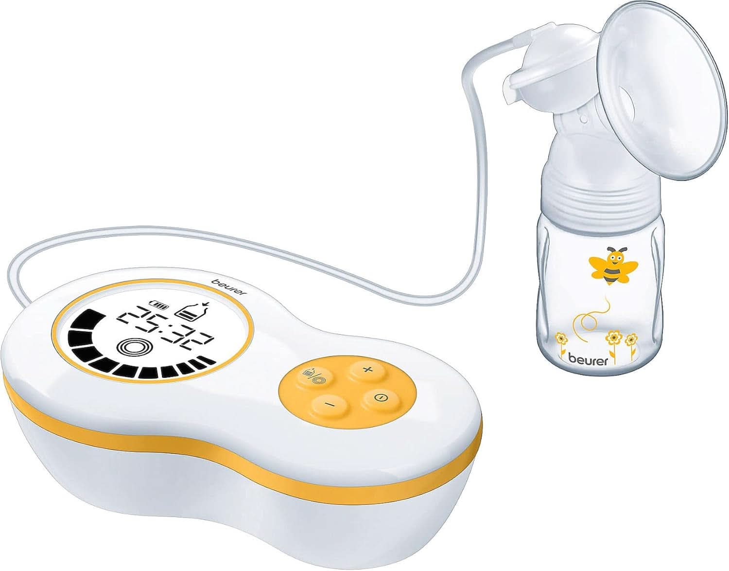 Beurer by 40 Pompă de sân electrică cu mod de stimulare și funcție de memorie, inclusiv adaptor Avent și Nuk Accesorii Hrana si Alaptare Bebe Naty Shop