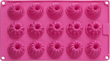Birkmann, Easy Baking, Donutblech, Backform Für 6 Donuts, Mit Hochwertiger Antihaftbeschichtung, Ø 9 Cm, Mit Rezept, 881631 Matrite si tavi pentru copt Naty Shop 15Er Gugelhupfform