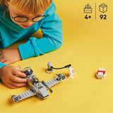 Jucărie LEGO Star Wars 75410 Mandos și Grogus N-1 Starfighter cu minifigurinele Mandalorian, Grogu și R5-D4, inclusiv coloană construibilă, set de pornire pentru nave stelare pentru băieți și fete de la 4 ani Seturi de constructie Besuche den LEGO-Store