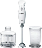 Haushaltsgeräte MSM6B500 Stabmixer, 350 W, Silber/Weiß Bucatarie Naty Shop