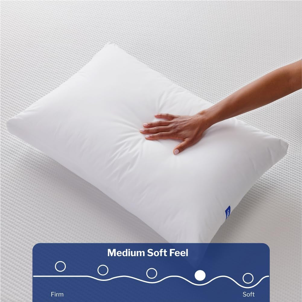 Pernă Casper Sleep Essential pentru dormit, King, alb Perne standard Naty Shop