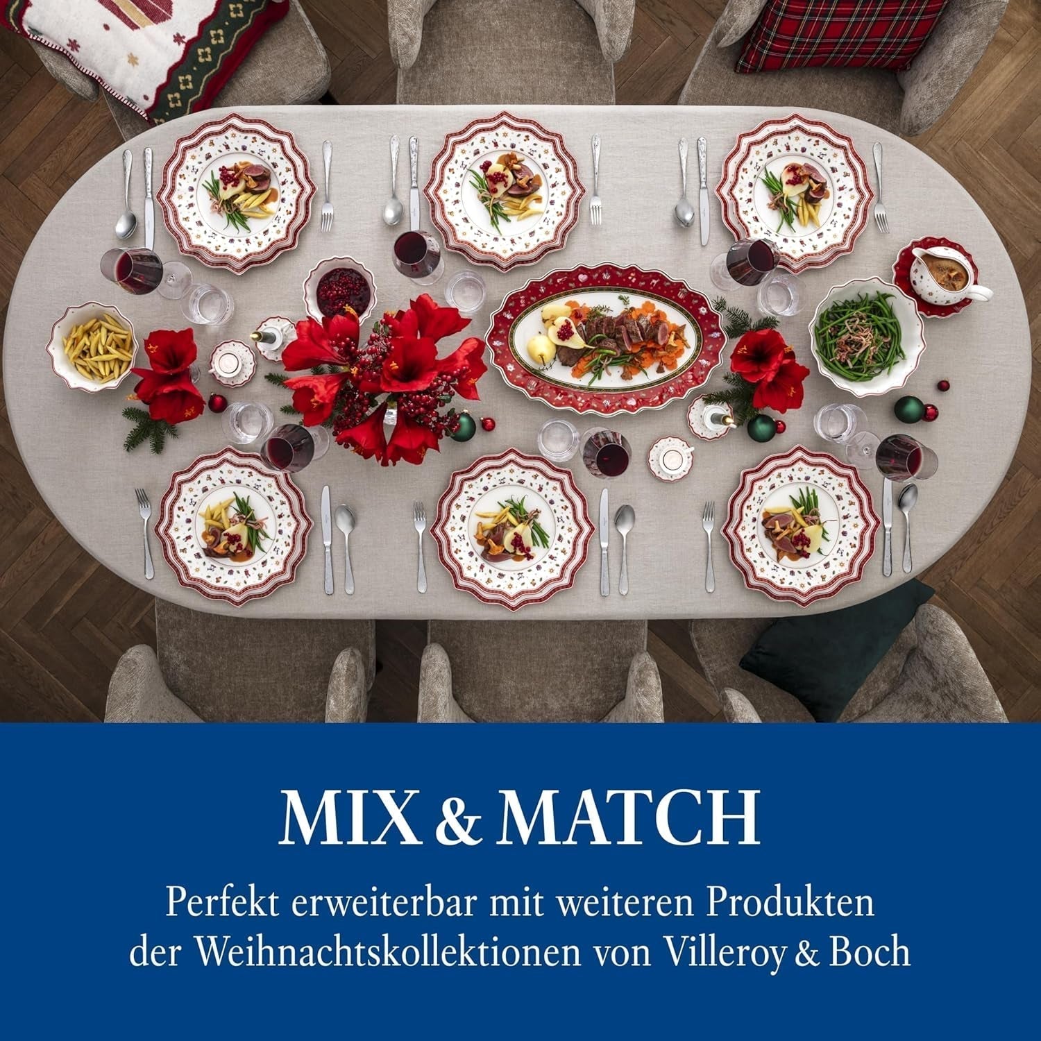 Villeroy & Boch - Set de linguri de cafea Toy'S Delight 6 piese Silver Platinum, rezistent la mașina de spălat vase Bucatarie Naty Shop