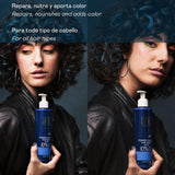Valquer Professional Mask Power Culoare păr vopsit. Vegan și fără sulfați (păr blond auriu) Intensificator de culoare pentru păr - 275 ml Masca de par Naty Shop