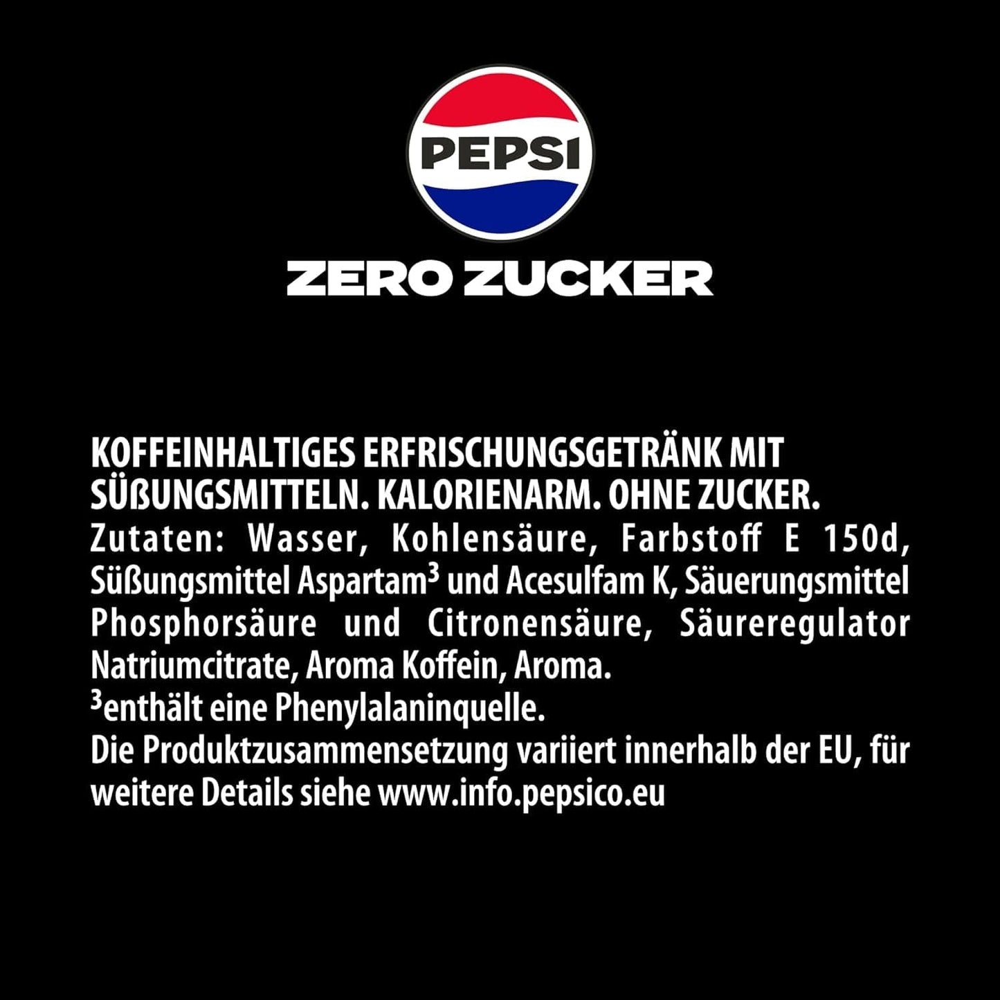 Pepsi Zero Sugar, Băutura răcoritoare fără zahăr de la Pepsi, fără calorii, set 6 x 1,75 litri Bauturi fara alcool Naty Shop