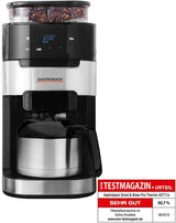 Espressor termo GASTROBACK Grind & Brew Pro, argintiu, negru