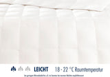 Irisette Nora plapumă de puf Plapumă ușoară de vară cu capac din bumbac 100%, umplutură din puf 100% clasa I, 135 X 200 cm, certificat Oeko-Tex, produs în conformitate cu standardul de calitate german Plapumi si pilote Naty Shop