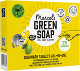 Marcel'S Green Soap Dishwasher Tabs All-In-One - Grapefruit & Lime - 25 bucăți Detergenti Bucatarie Naty Shop