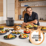 Philips Airfryer 3000 Series 6.2L, Fereastră de gătit, 16 funcții de gătit în 1, Tehnologie Rapidair plus, Eliminarea grăsimilor, Aplicație de rețete Homeid Electrocasnice Naty Shop
