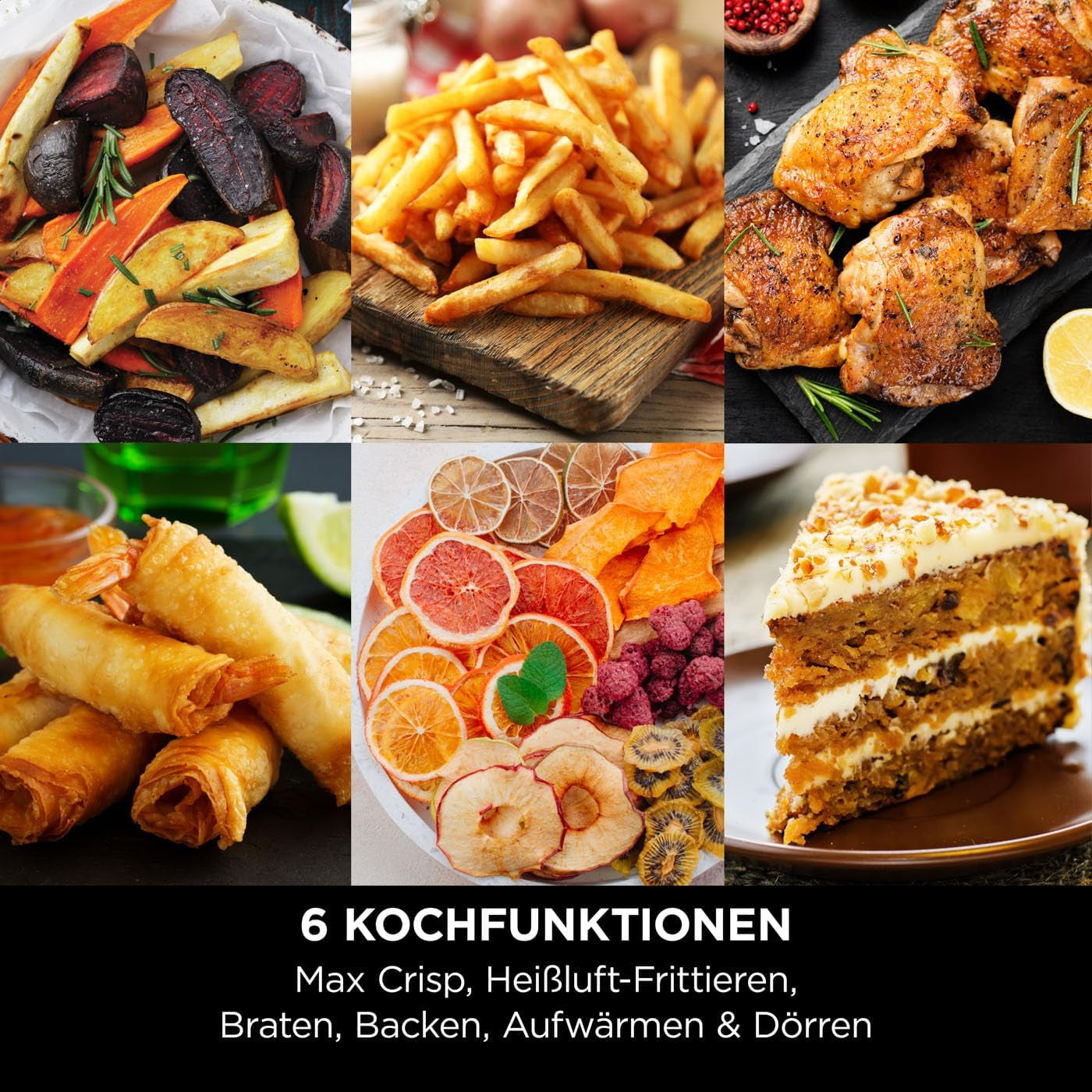 Ninja Air Fryer MAX PRO AF180EUCP, 6,2 litri, fără ulei Electrocasnice Naty Shop