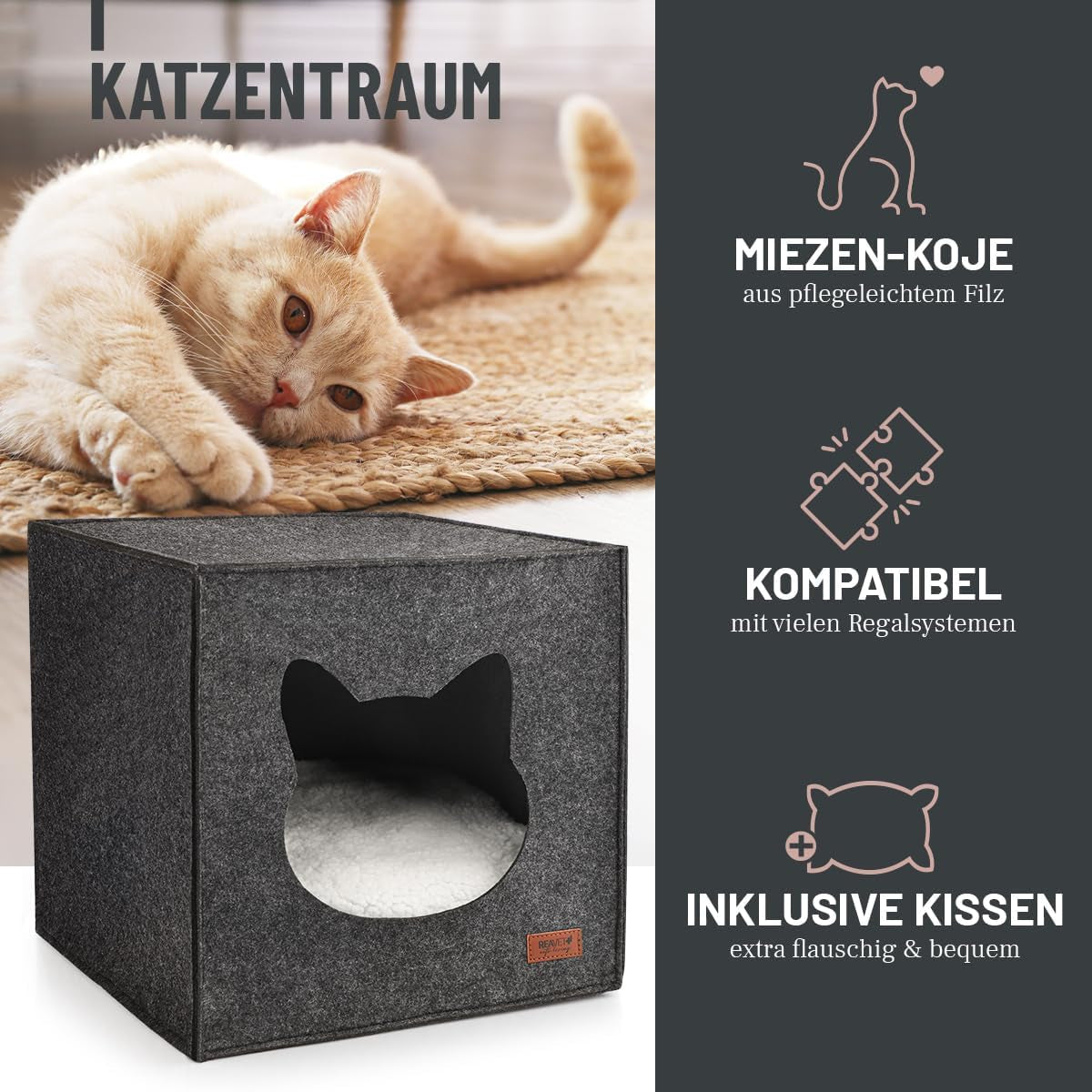 Pături & Mobilier, Animale de companie, Peșteri & Case, Pisici, Paturi pentru pisici, Pisici - culcusuri, saltele