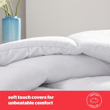 Plapumă Silentnight bounceback, 13,5 tog, king size, țesătură din amestec de bumbac, alb, king size Plapumi si pilote Naty Shop