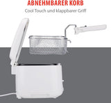 Alpina Deep Fat Fryer 2,5L DF-165, 1800W - Temperatură reglabilă până la 190°C Electrocasnice Naty Shop