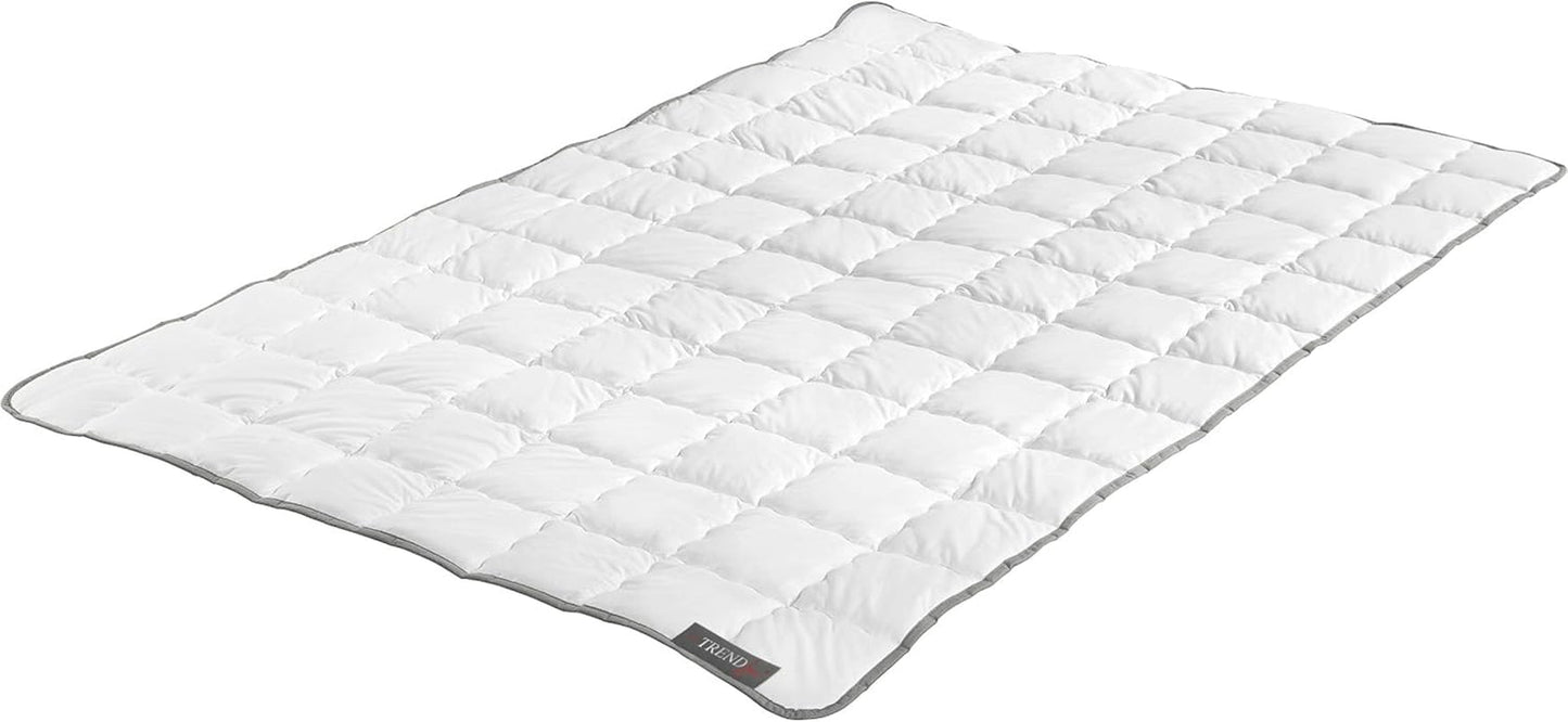 Badenia Trendline Clean Cotton Plapumă ușoară pentru vară, 135 X 200 Cm, Certificată Oeko- Tex, Produsă în conformitate cu standardul de calitate german Plapumi si pilote Naty Shop Alb 135 X 200 Cm