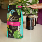Cafe Quindio Gourmet - Cafea Specială - Boabe de Cafea 100% Arabica, Columbia, 250g - ideală pentru aparate portafiltru, aparate complet automate, cafea filtrată sau presă franceză