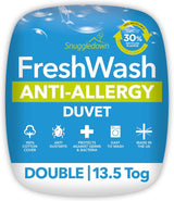 Plapumă pentru alergii Snuggledown Freshwash, 13,5 Tog Winter Warm, bumbac, alb, pat single Plapumi si pilote Naty Shop 10 X 200 X 200 Cm 13.5 Tog