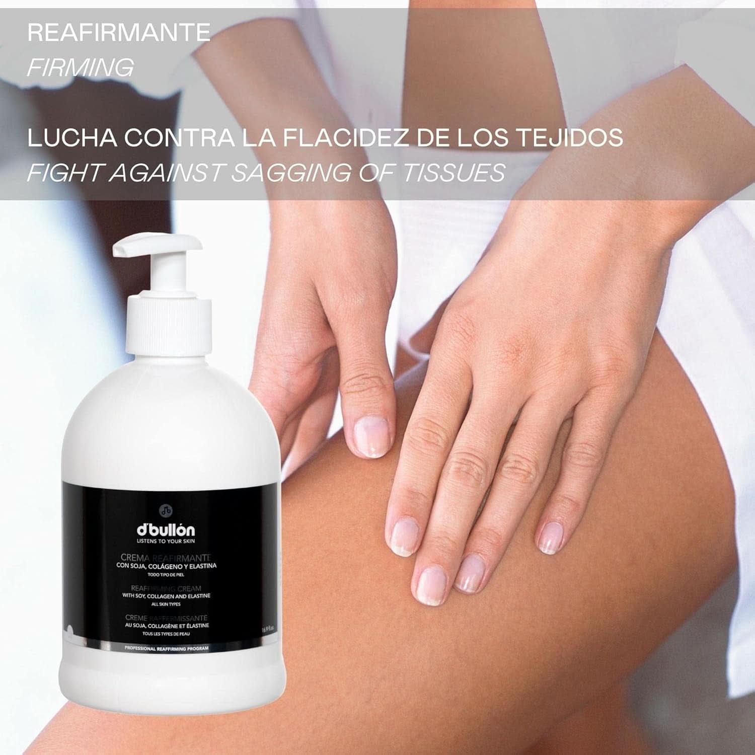 D'Bolón Cremă de corp fermizantă cu soia, colagen și elastină, 500 ml Cosmetice si Infrumusetare Naty Shop