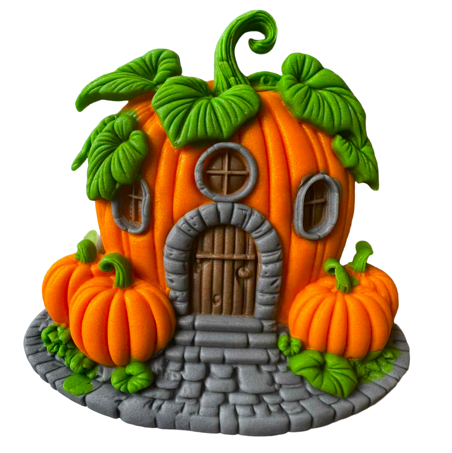 Casa Delicii Decoratiune Comestibila Toamna - Dovleac Decorativ Comestibil Cu Texturi Realiste