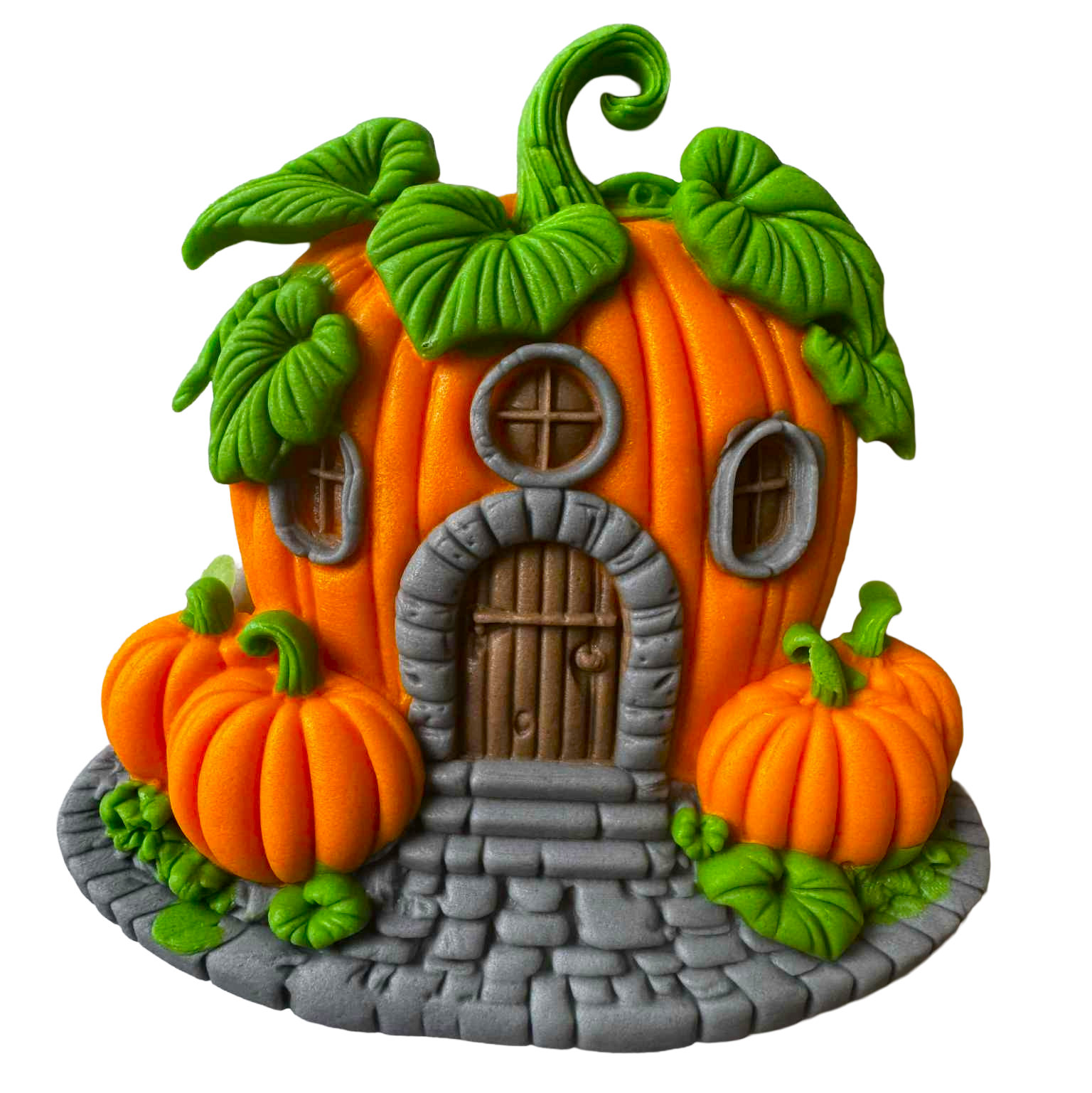 Casa Delicii Decoratiune Comestibila Toamna - Dovleac Decorativ Comestibil Cu Texturi Realiste