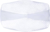 SAHEYER pernă ortopedică pernă de susținere a gâtului pernă pentru cap, pernă ergonomică pentru gât pernă pentru dormit lateral 60 X 40 X 13/11 cm pernă din spumă cu memorie pentru dormit lateral, spate și stomac Perne ortopedice cervicale Naty Shop Husă de pernă albă