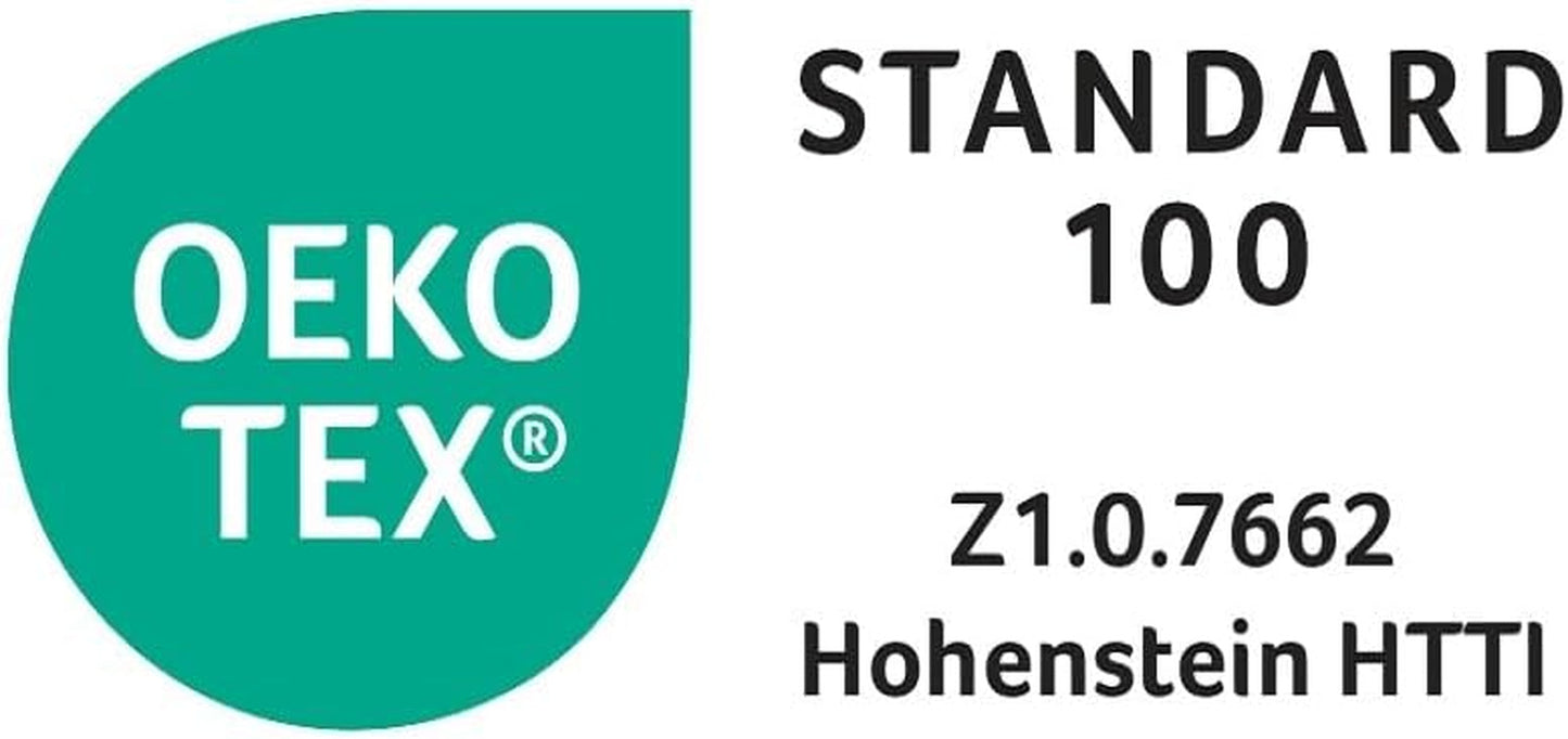 Pernă Irisette Body Contour 80X80 Cm cu husă detașabilă din microfibră moale, lavabilă până la 60°C, alb/albastru, certificată Oeko-Tex, produsă conform standardului de calitate german Perne standard Naty Shop