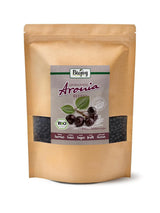 Biojoy fructe de aronia organice (1 kg), uscate și întregi (Aronia melanocarpa) Produse deshidratate Naty Shop 1 kg (1 pachet)