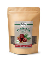 Biojoy merișoare organice uscate (1 kg), merișoare îndulcite cu sirop de mere Produse deshidratate Naty Shop 500 G