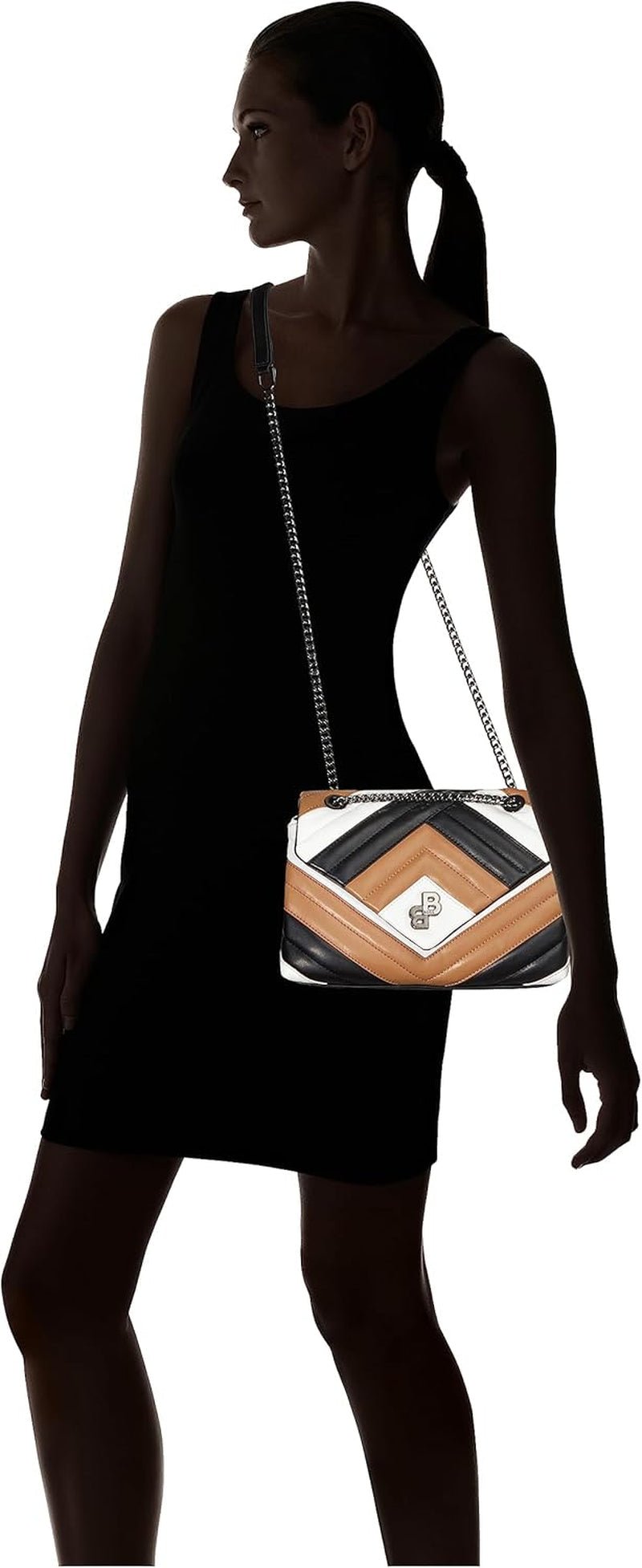 BOSS Evelyn Shoul. Bag-IC Geantă de umăr pentru femei, bej mediu261 Genti Femei Naty Shop