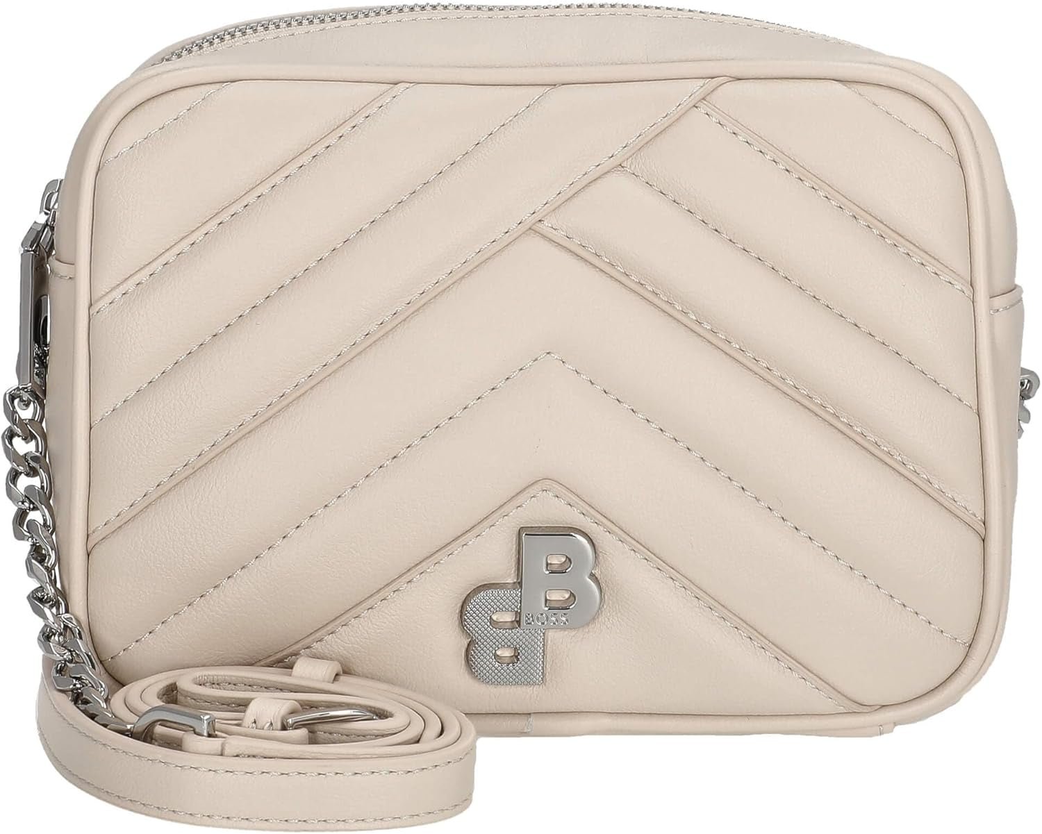 BOSS Evelyn Zip Crossb.n. Crossbody Genti Femei Naty Shop Bej mediu269