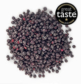 BRIX Afine liofilizate | Afine naturale, uscate 95 g | Premiul Great Taste pentru afine uscate | Fără OMG, fără gluten, vegan, vitamine reținute Produse deshidratate Naty Shop