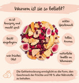 BRIX căpșuni liofilizate | Căpșuni naturale 75 g | Great Taste Award pentru fructe uscate, liofilizate | Fără OMG, fără gluten, vegan, vitamine reținute Produse deshidratate Naty Shop