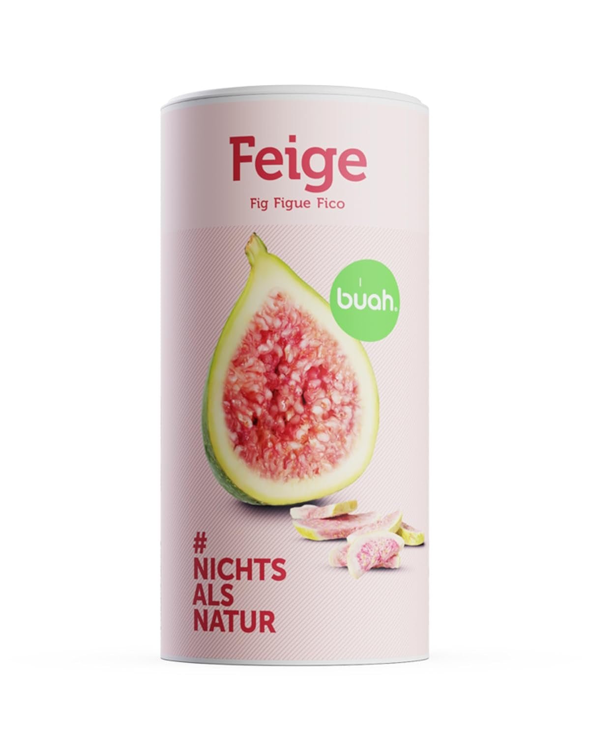 BUAH® Smochine liofilizate | Chipsuri de smochine Ca gustare, pentru muesli și deserturi | Înlocuitor ideal pentru bomboane | Vegan și fără zahăr adăugat | 220g Produse deshidratate Naty Shop 220G (1 pachet)