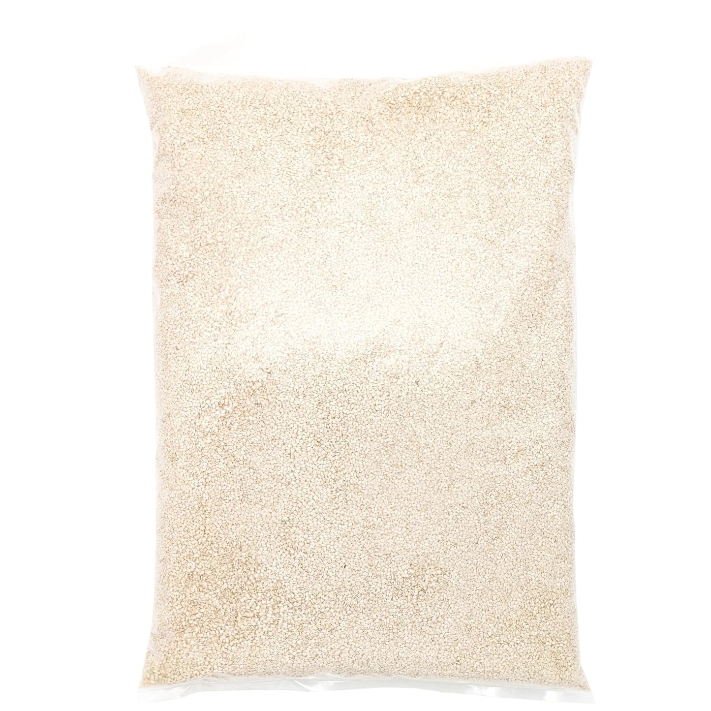 Semințe de susan organice 3 kg, semințe oleaginoase organice crude, susan alb, decojite natural, neprăjite, sursă de calciu și fier, pachet economic