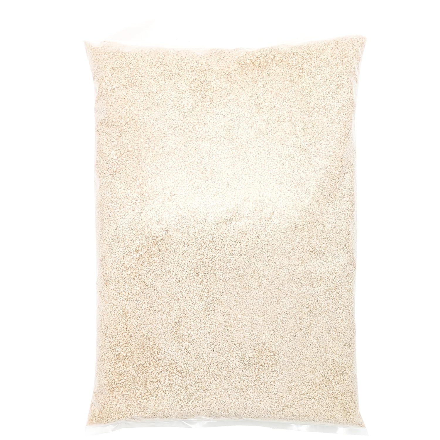 Semințe de susan organice 3 kg, semințe oleaginoase organice crude, susan alb, decojite natural, neprăjite, sursă de calciu și fier, pachet economic