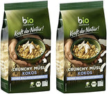 Muesli crocant cu fructe de pădure Biozentrale | 375 g Muesli organic | Ideal pentru micul dejun și pentru paharul tău de muesli la pachet | O alternativă la batoanele de muesli