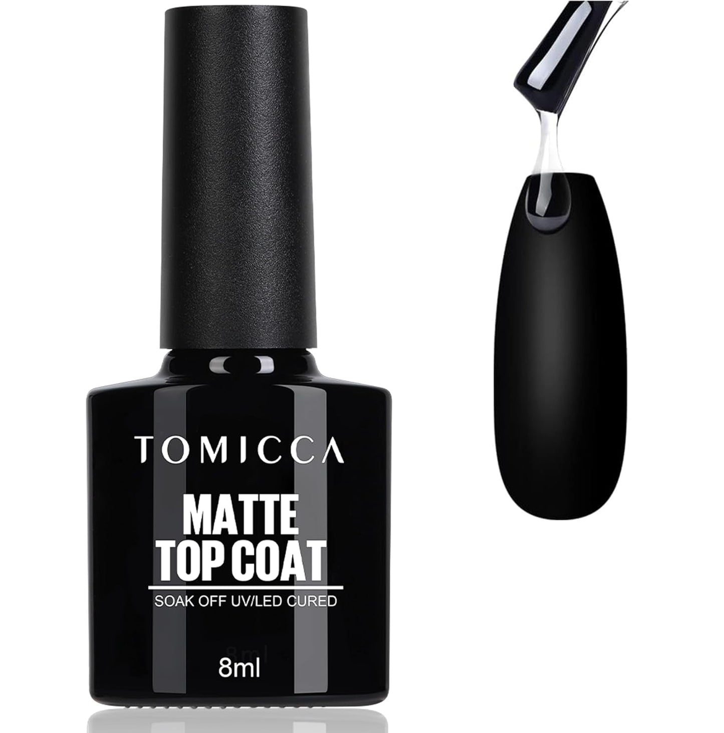 TOMICCA Clear Blooming Gel Nagellack, UV LED Spreading Nagellack Für Nageldesign, Marmor, Aquarell Blüten Nail Art Polish 8Ml
