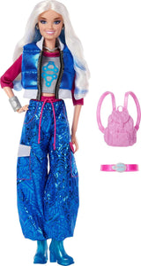 Mattel Disney Zombies 4: Zorii Vampirilor, păpușă de modă Addison Wells cu costum detașabil și 6 accesorii inspirate din filme, JFG32