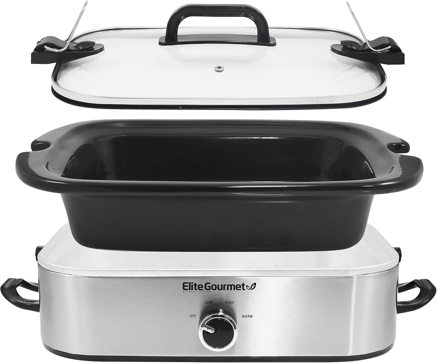 MST-5240SS Slow cooker, 3,3 litri, Oțel inoxidabil Slow Cooker Naty Shop