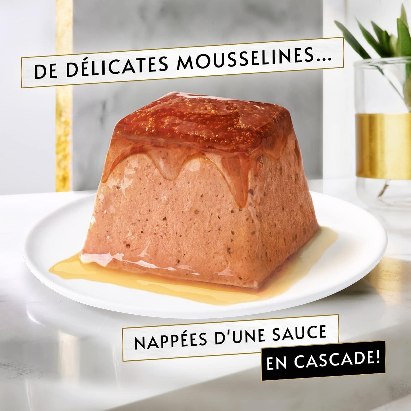 Revelations Musselin mit Huhn mit Sauce | Mahlzeiten für ausgewachsene Katzen | 4 x 57 g