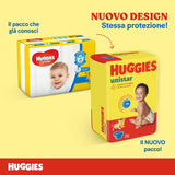 Scutece Huggies Unistar, mărimea 4 (7-14 kg), pachet cu 128 de scutece (basic)