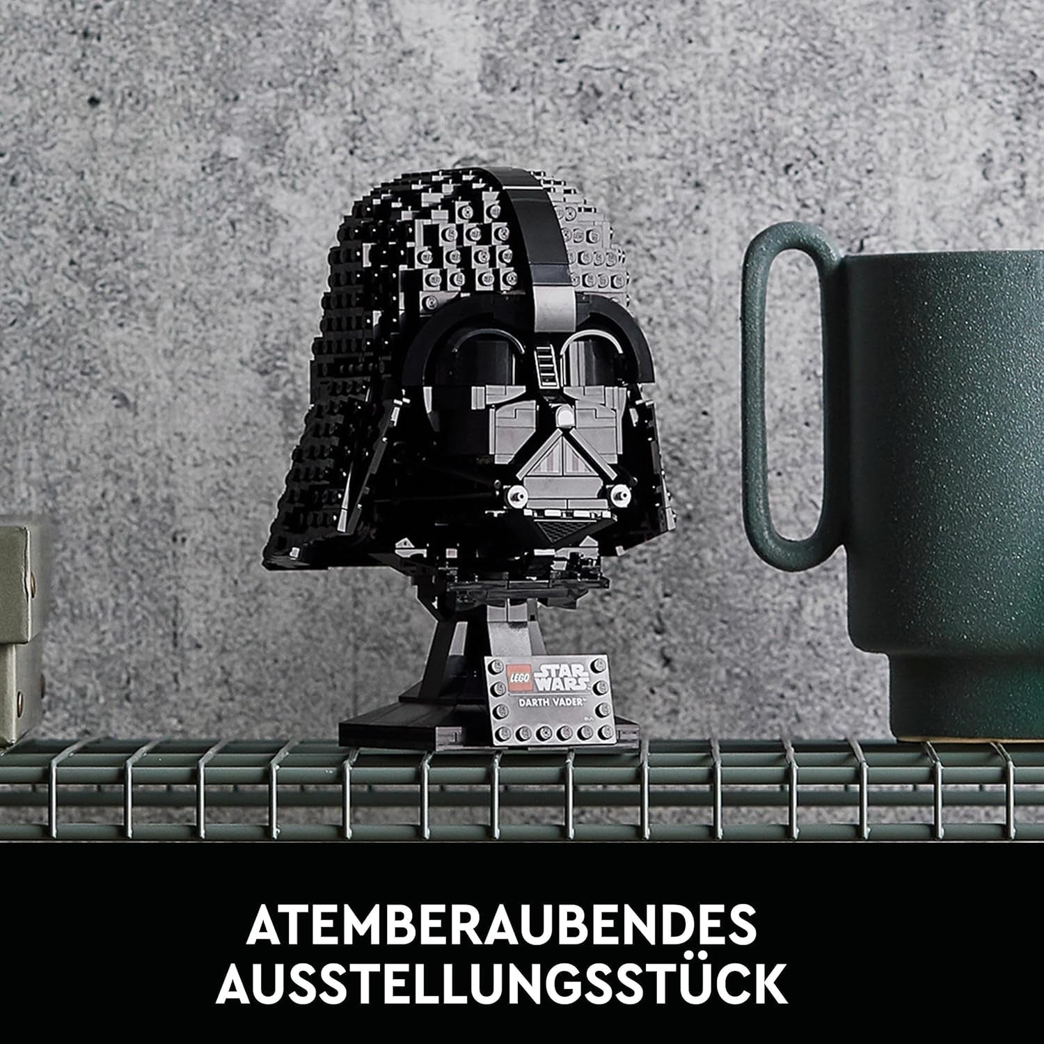 LEGO Star Wars Darth Vader Helmet, set de construcție pentru adulți, idee de cadou pentru bărbați, femei, el sau ea, model de colecție de construit și expus 75304 Seturi de constructie Besuche den LEGO-Store