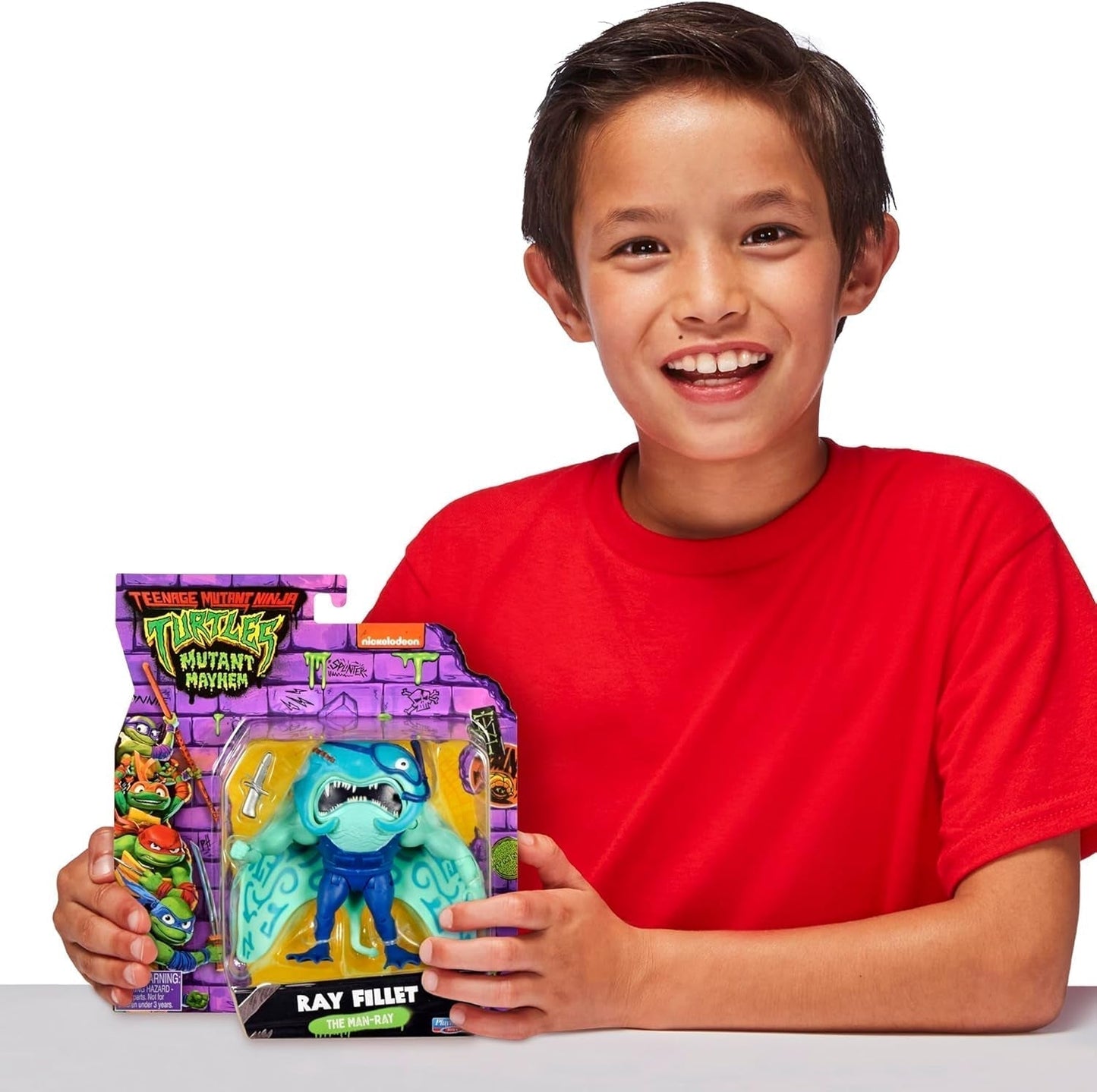 TEENAGE MUTANT NINJA Turtles - Figura de bază Ray Fillet Action figures Naty Shop