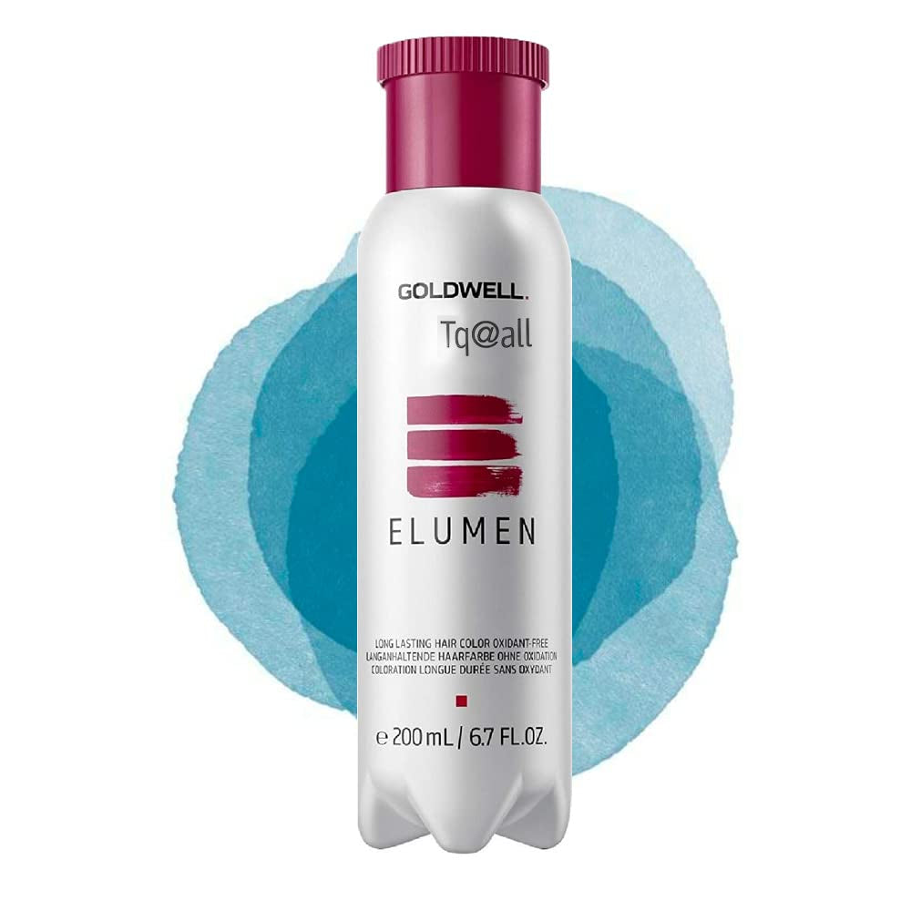 Goldwell Elumen Colour roșu pur RR@all 200ml Vopsea pentru par Naty Shop Turcoaz pur Tqall 200 Ml (1 pachet)