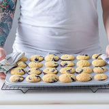 0070035 BACKFORM FÜR 24 MINI MUFFINS 38,5 X 26 X 2 H CM Matrite si tavi pentru copt Naty Shop