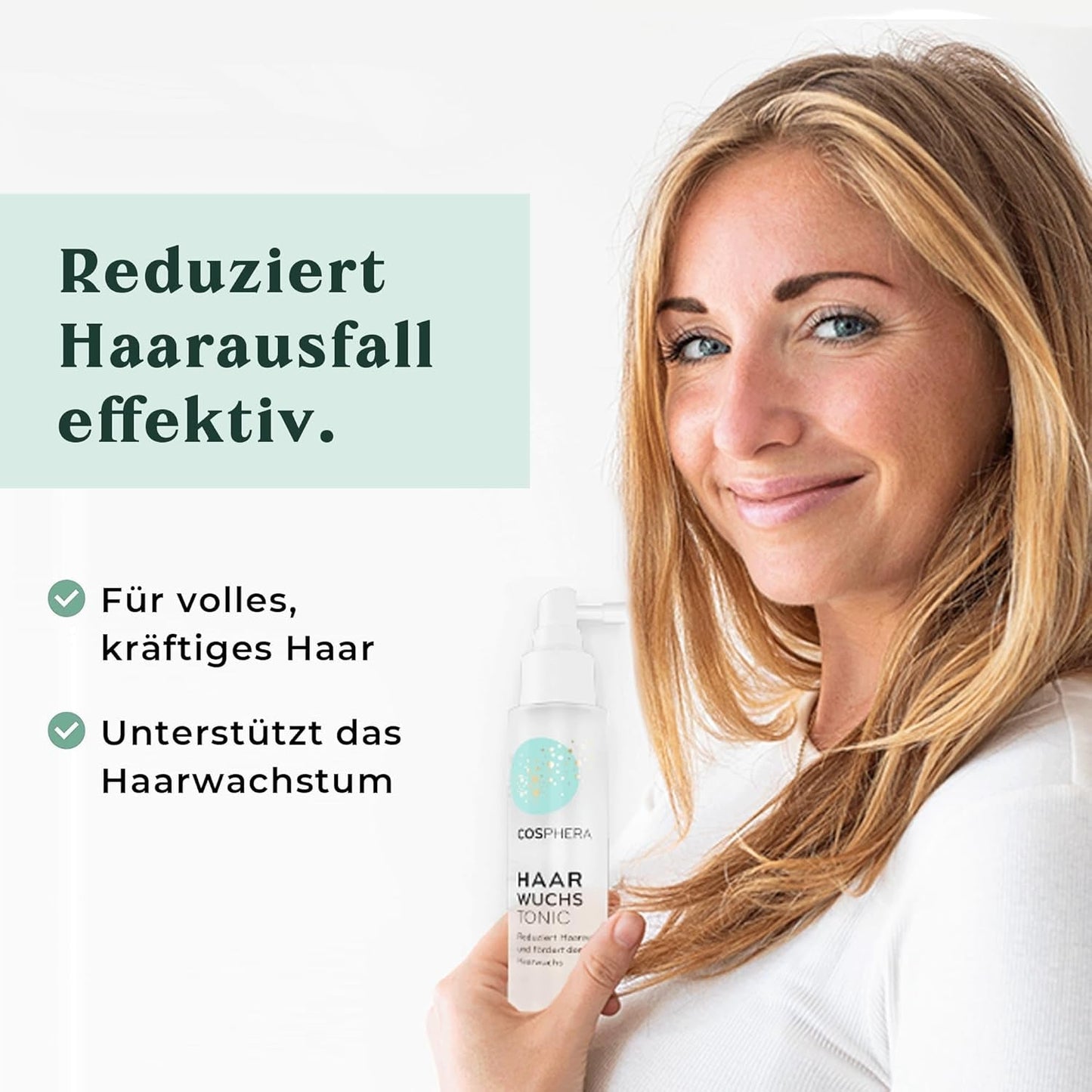 Spray tonic pentru păr cu ulei de rozmarin 100ml - Spray cu ulei de rozmarin accelerează în mod natural creșterea părului - remediu pentru creșterea părului la femei și bărbați - ser pentru căderea părului - ulei de rozmarin pentru păr de Cosphera Ingrijirea parului Naty Shop